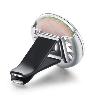 Diffuseur de parfum voiture médaillon en acier inoxydable – motif 2