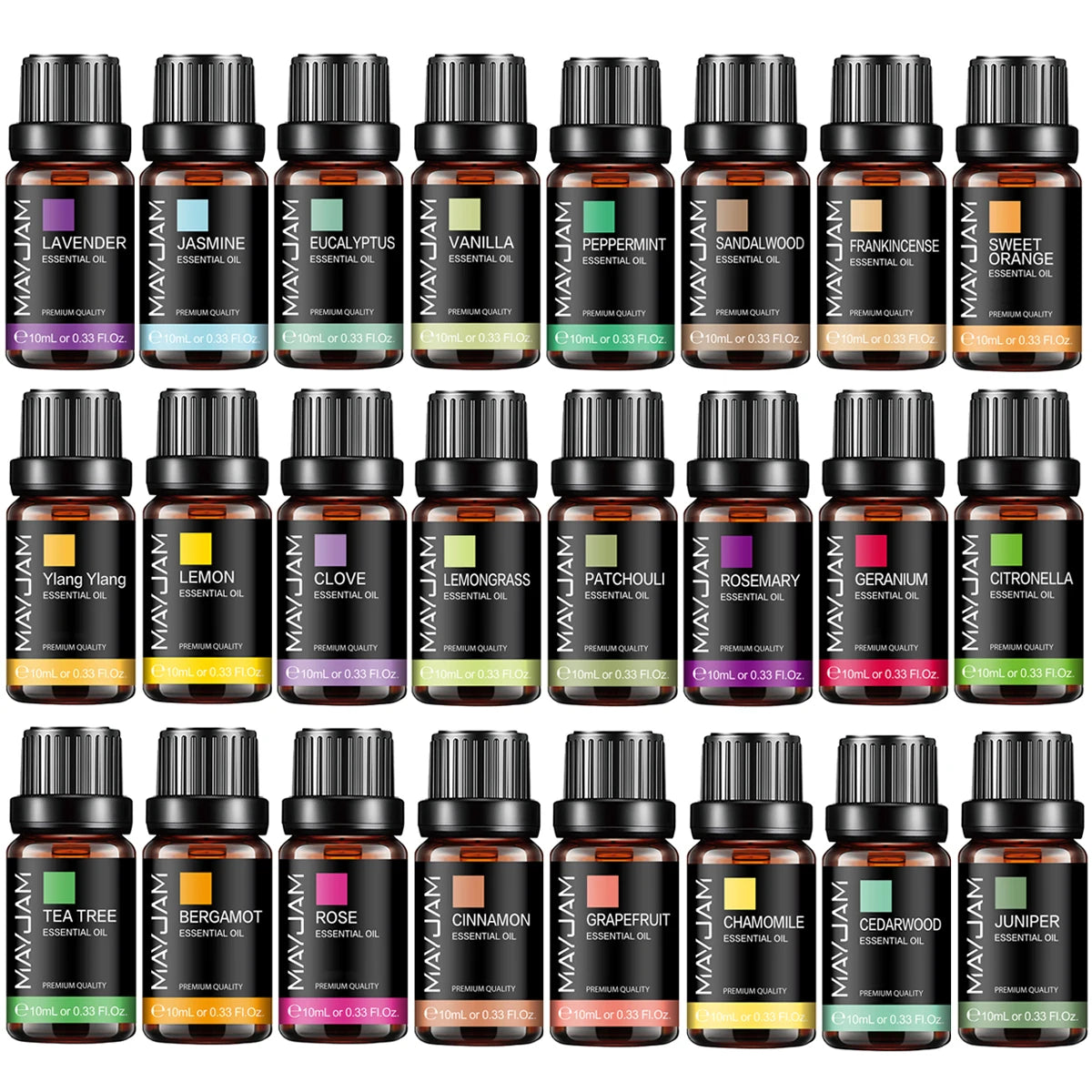 Flacon d'huile essentielle 10 ml pour diffuseur voiture – visuel 1