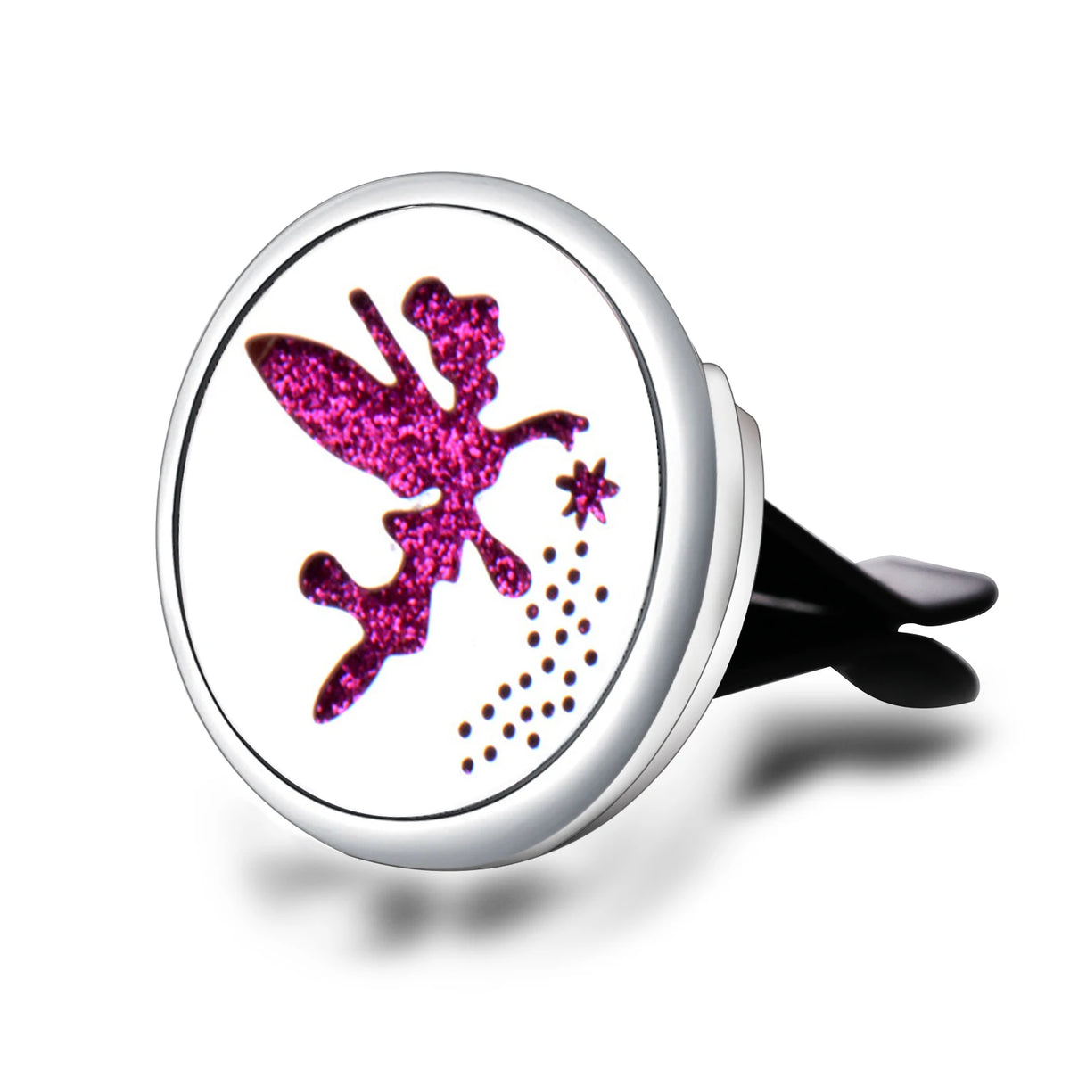 Diffuseur de parfum voiture médaillon en acier inoxydable – motif 11