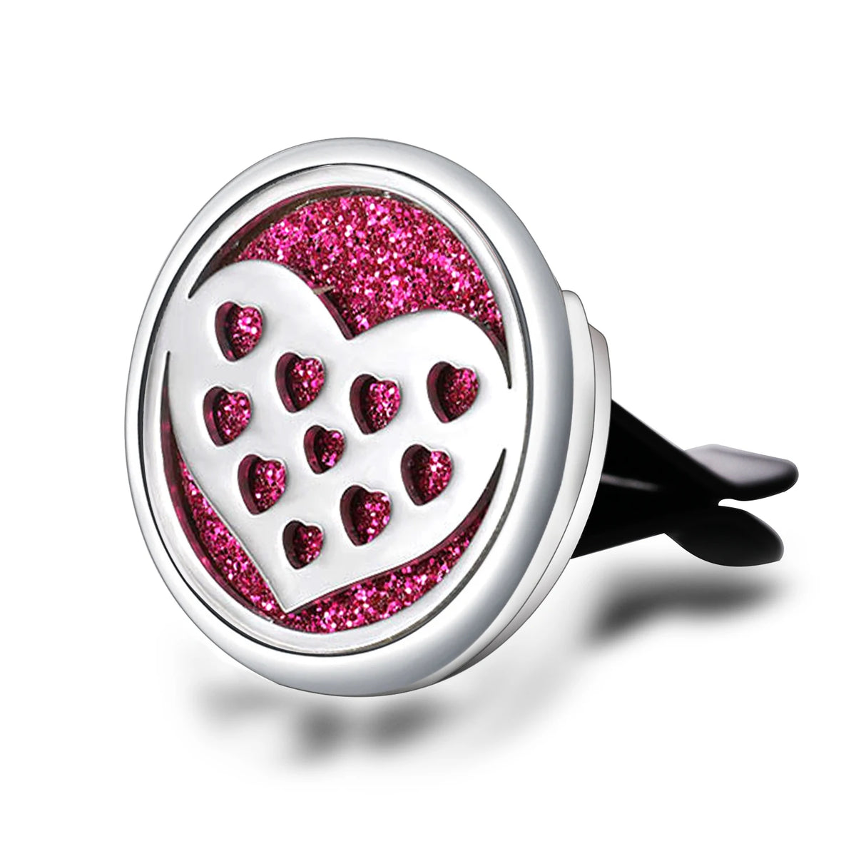Diffuseur de parfum voiture médaillon en acier inoxydable – motif 13